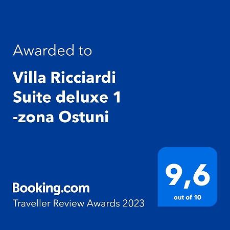 Villa Ricciardi-Suite Famigliare 1-Zona Ostuni Montalbano  Zewnętrze zdjęcie